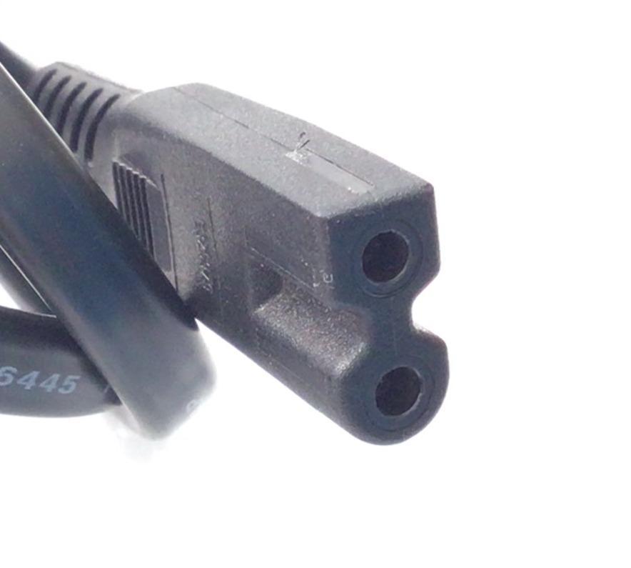 CABLE DE CORRIENTE ORIGINAL / “NUEVO“/ BIFASICO / TIPO 8 REDONDO-CUADRADO / ENCHUFE TIPO A Ó TIPO AMERICANO / 100 – 127 V / 2 CLAVIJAS / COMPATIBLE CON DIFERENTES DISPOSITIVOS         - Imagen 3